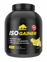 Гейнер белково-углеводный PRIMEKRAFT/ MASS GAINER для набора массы со вкусом «Банан», 3 кг, банка 
